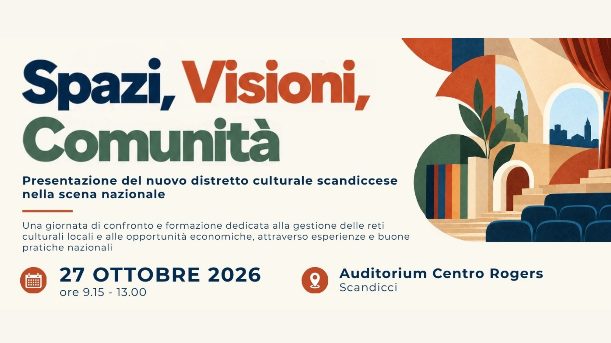 Il Corso di Laurea in Pro.Ge.A.S. a “Spazi, Visioni, Comunità per un nuovo sistema culturale”